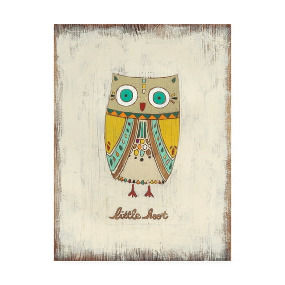 Trademark Fine Art 'The Hoots II' Canvas Art by June Erica Vess