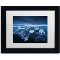 Trademark Fine Art "The Ice Age" Canvas Art by Mathieu Rivrin, White Matte, Black Frame