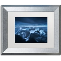 Trademark Fine Art "The Ice Age" Canvas Art by Mathieu Rivrin, White Matte, Silver Frame