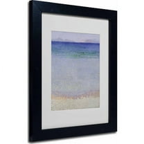Trademark Fine Art "The Iles d'Or, 1891-92" Matted Framed Art by Henri Cross, Black Frame
