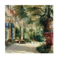 thumbnail image 1 of Trademark Fine Art Carl Blechen The Interior of the Palm House Canvas Wall Art - 35x35, 1 of 5