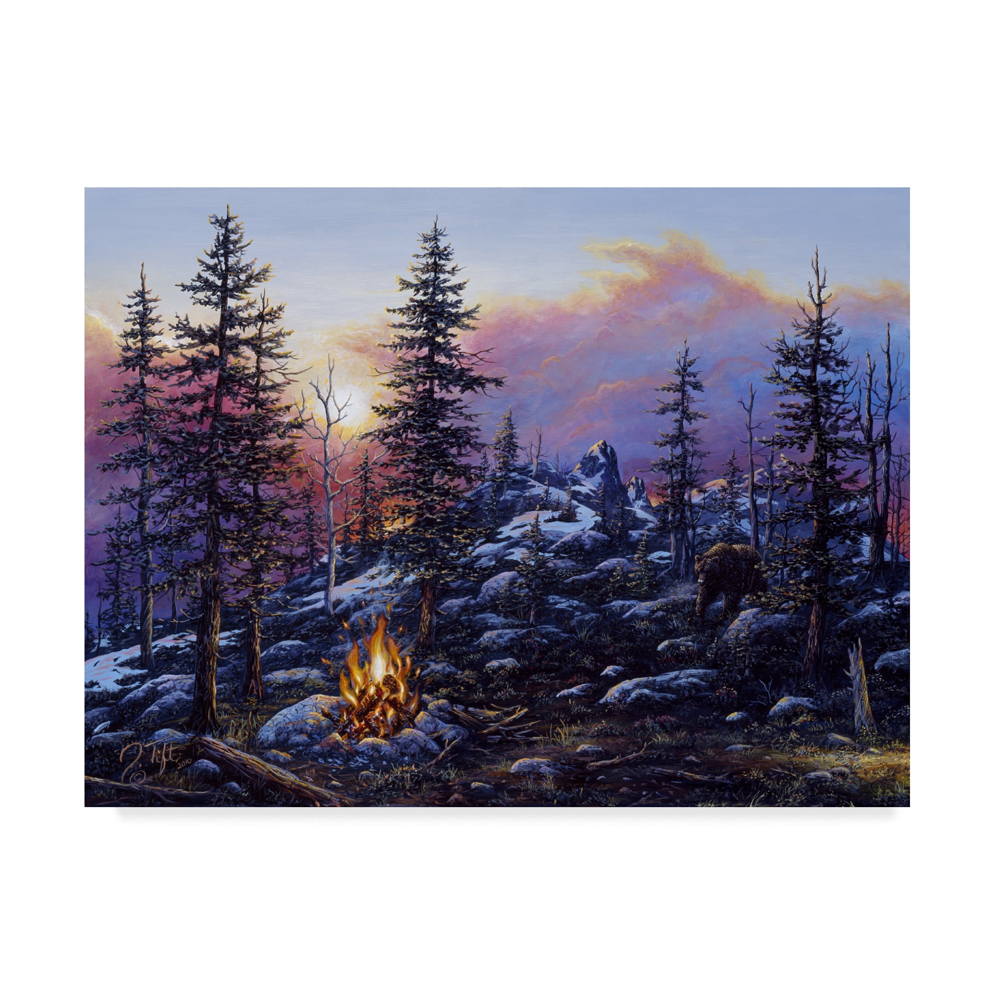 Trademark Fine Art 'The Intruder' Canvas Art by Jeff Tift