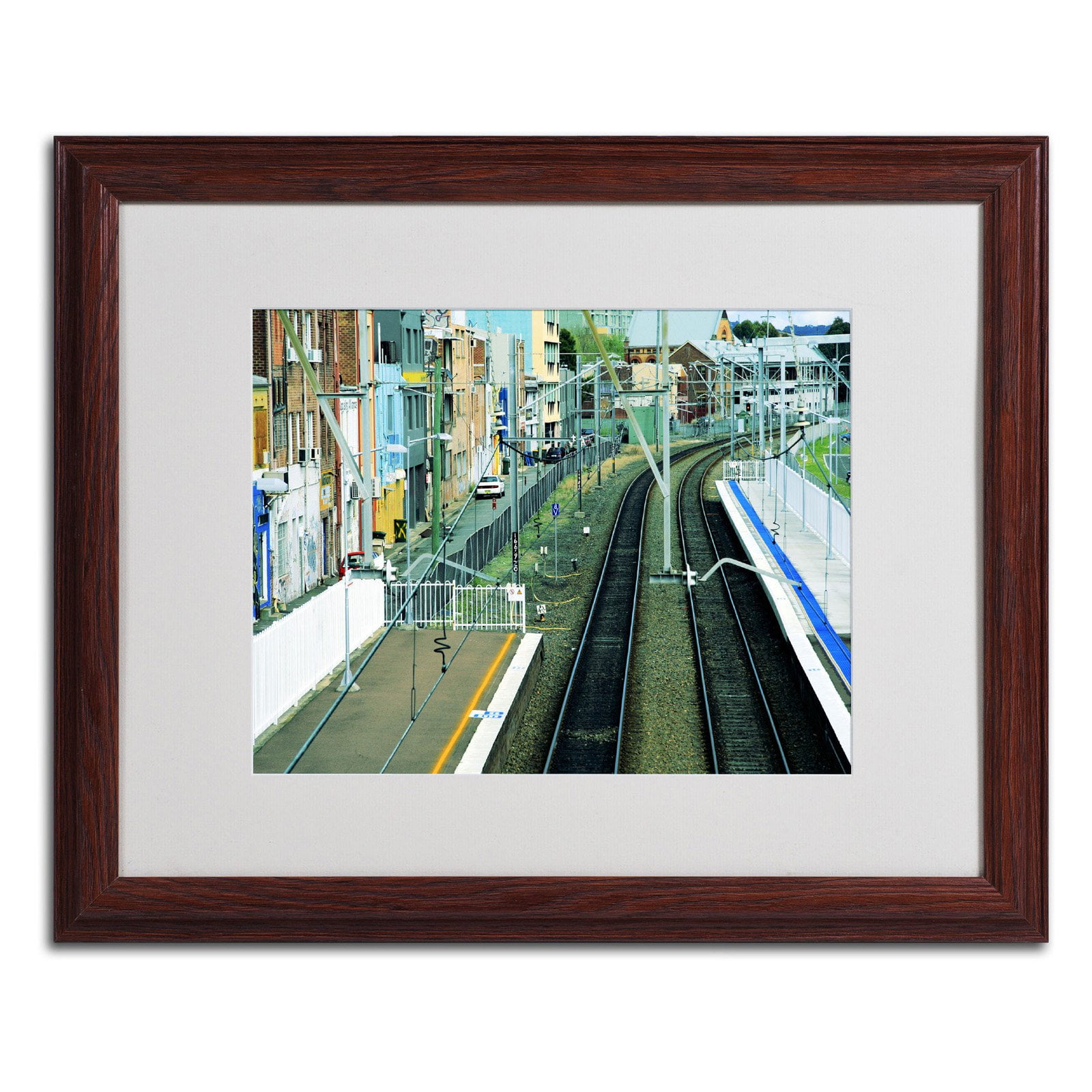 Trademark Fine Art "The Journey Starts" Framed Canvas Art by Beata Czyzowska Young