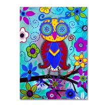 Trademark Fine Art 'The Judicious Owl' Canvas Art by Prisarts