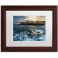 thumbnail image 1 of Trademark Fine Art "The Lighthouse" Canvas Art by Mathieu Rivrin, White Mat, Wood Frame, 1 of 1