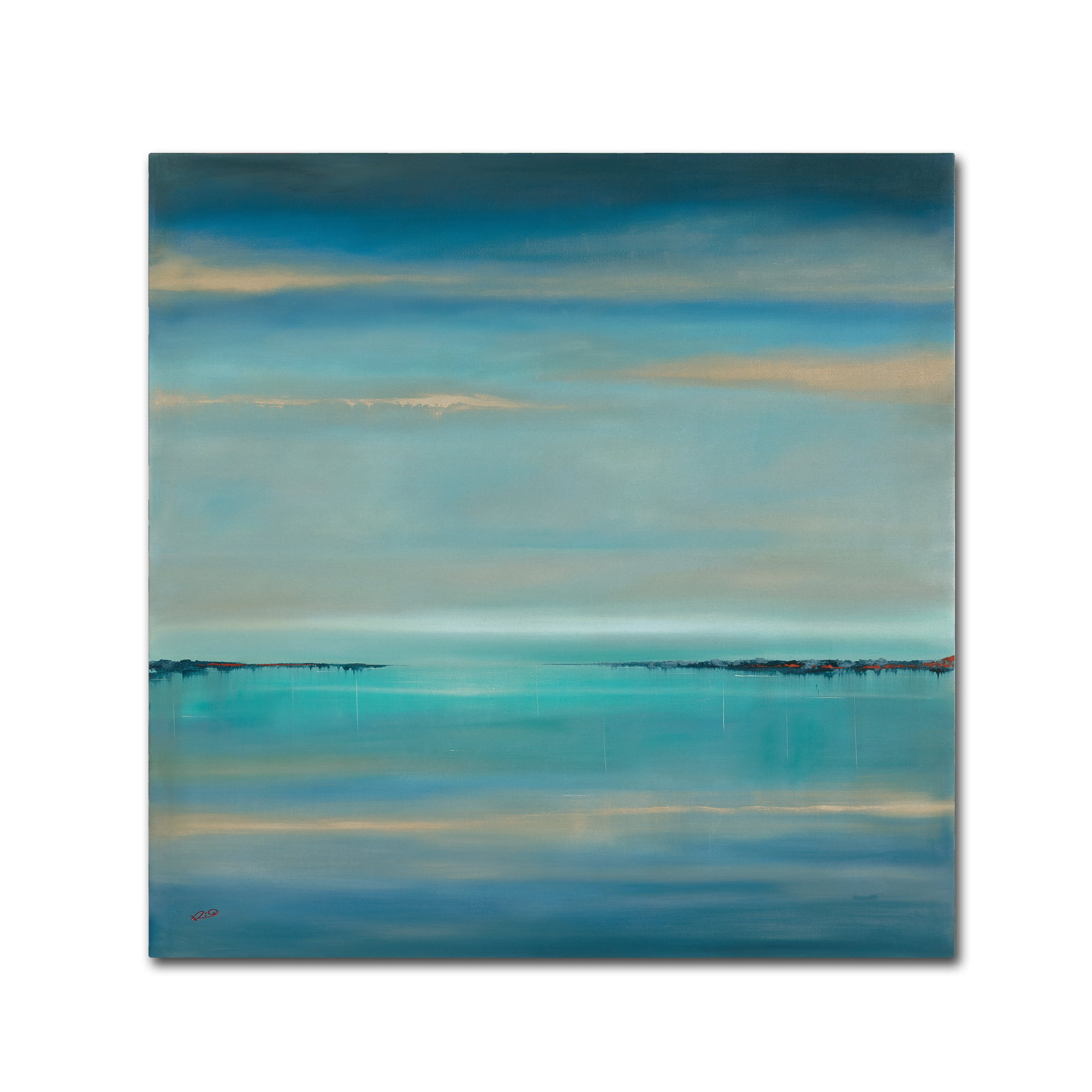 Trademark Fine Art "The Line of Time" Canvas Art by Rio