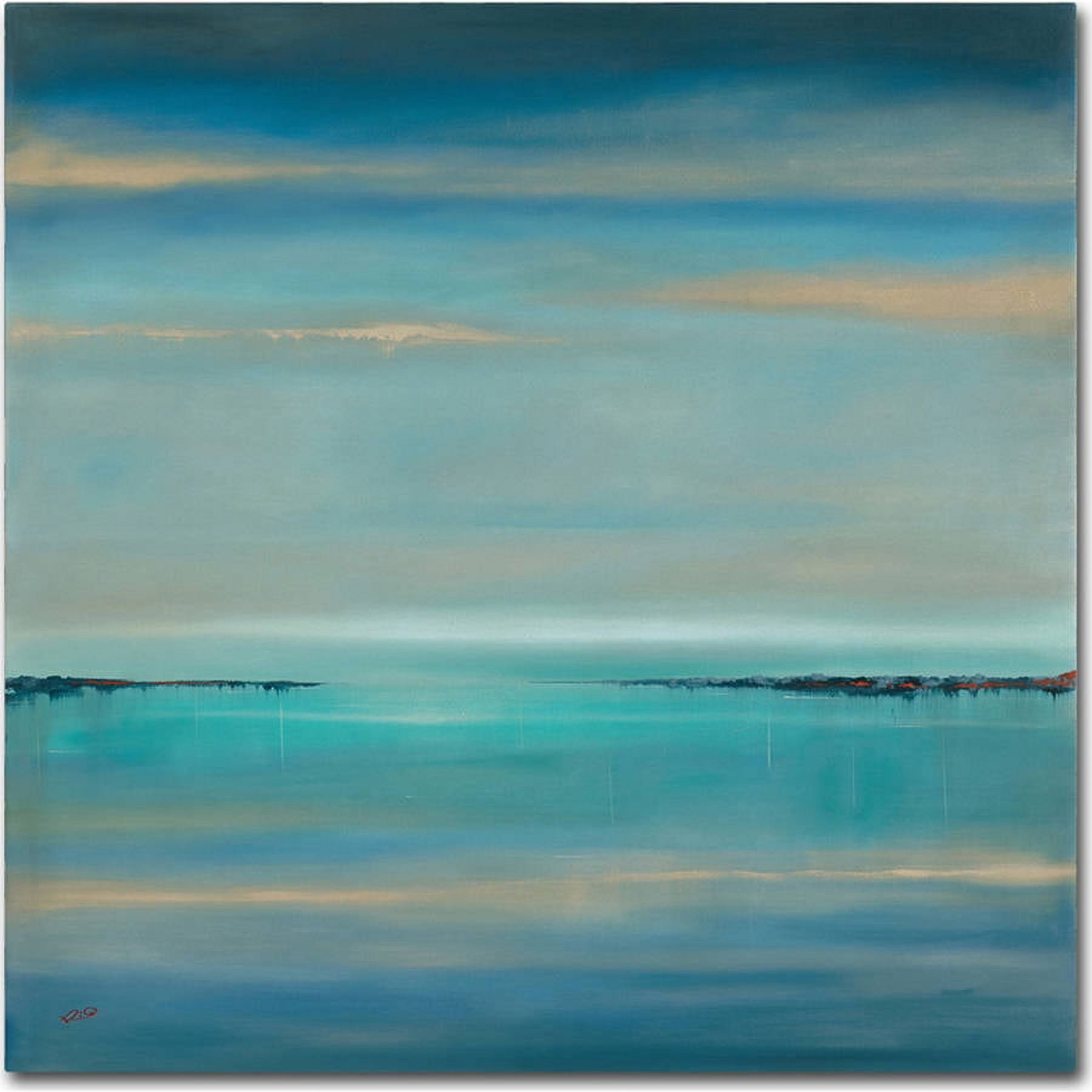 Trademark Fine Art "The Line of Time" Canvas Art by Rio
