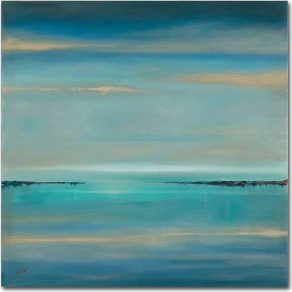 Trademark Fine Art "The Line of Time" Canvas Art by Rio