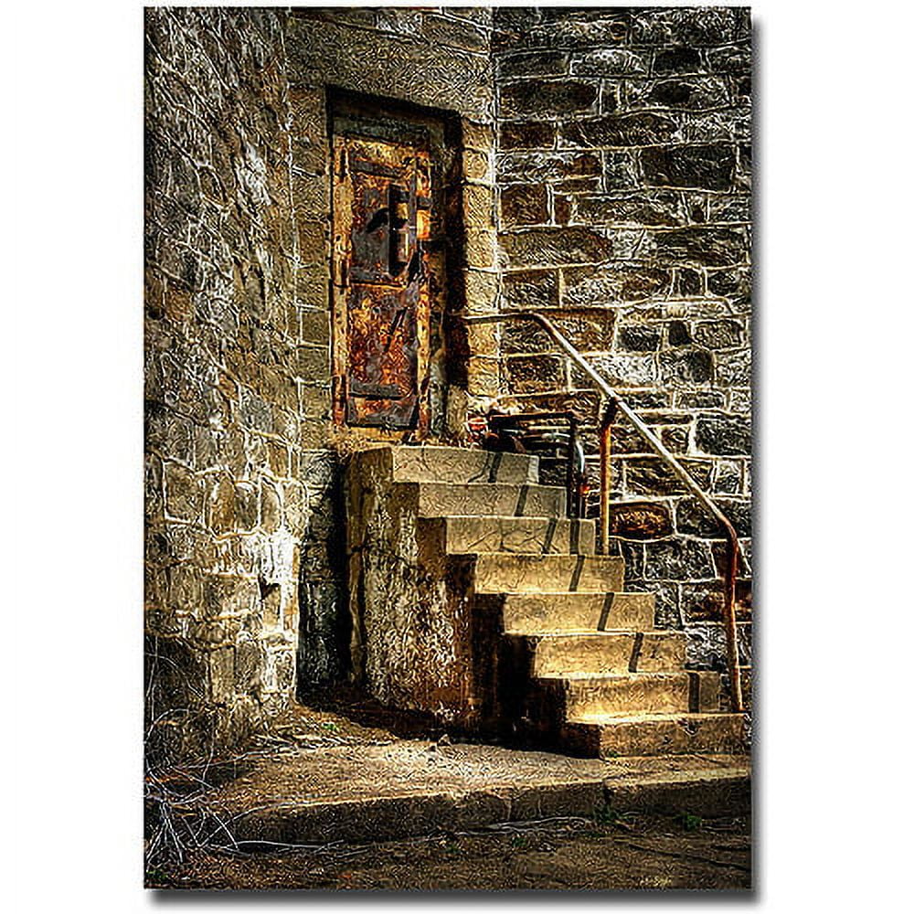 Trademark Fine Art "The Locked Door" Canvas Wall Art by Lois Bryan