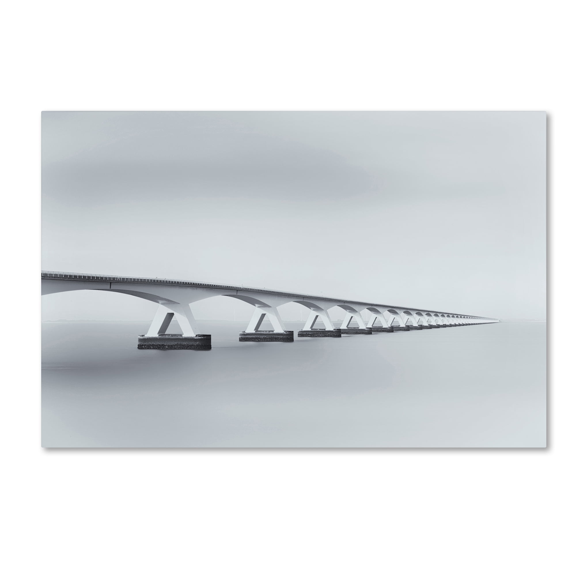 Trademark Fine Art 'The Long And Winding Road' Canvas Art by Jeroen Van De