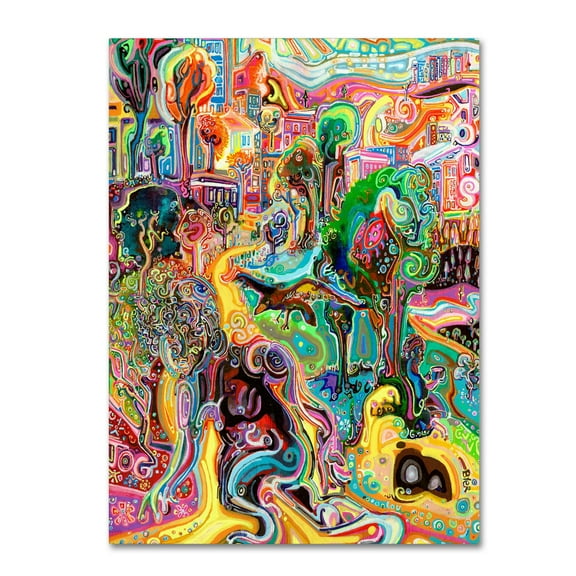 Trademark Fine Art 'The Long Distance Runner' Canvas Art by Josh Byer