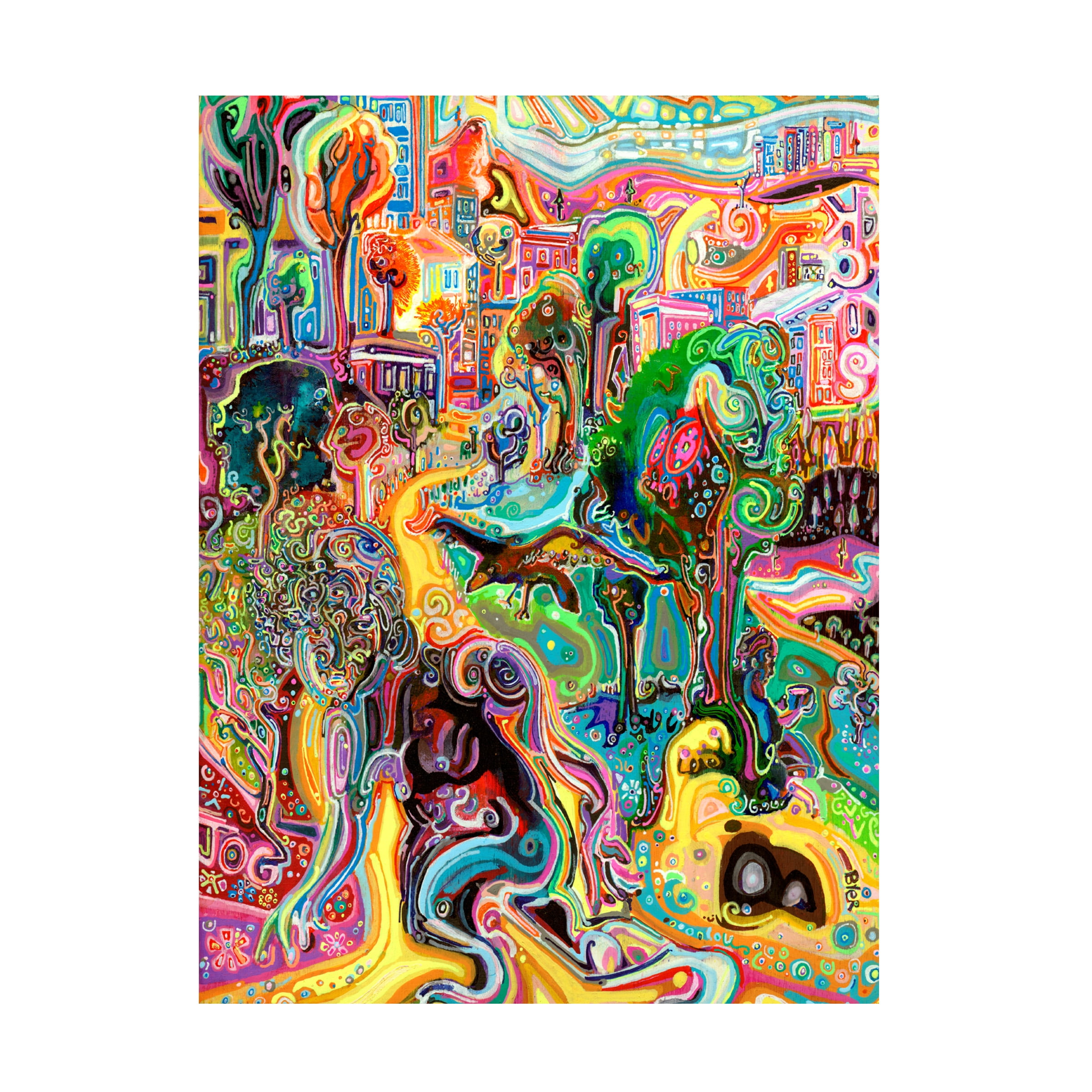 Trademark Fine Art 'The Long Distance Runner' Canvas Art by Josh Byer
