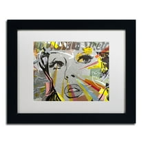 Trademark Fine Art "The Long Stretch" Canvas Art by Dan Monteavaro White Matte, Black Frame