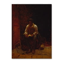 Trademark Fine Art 'The Lord Is My Shepherd' Canvas Art by Eastman Johnson