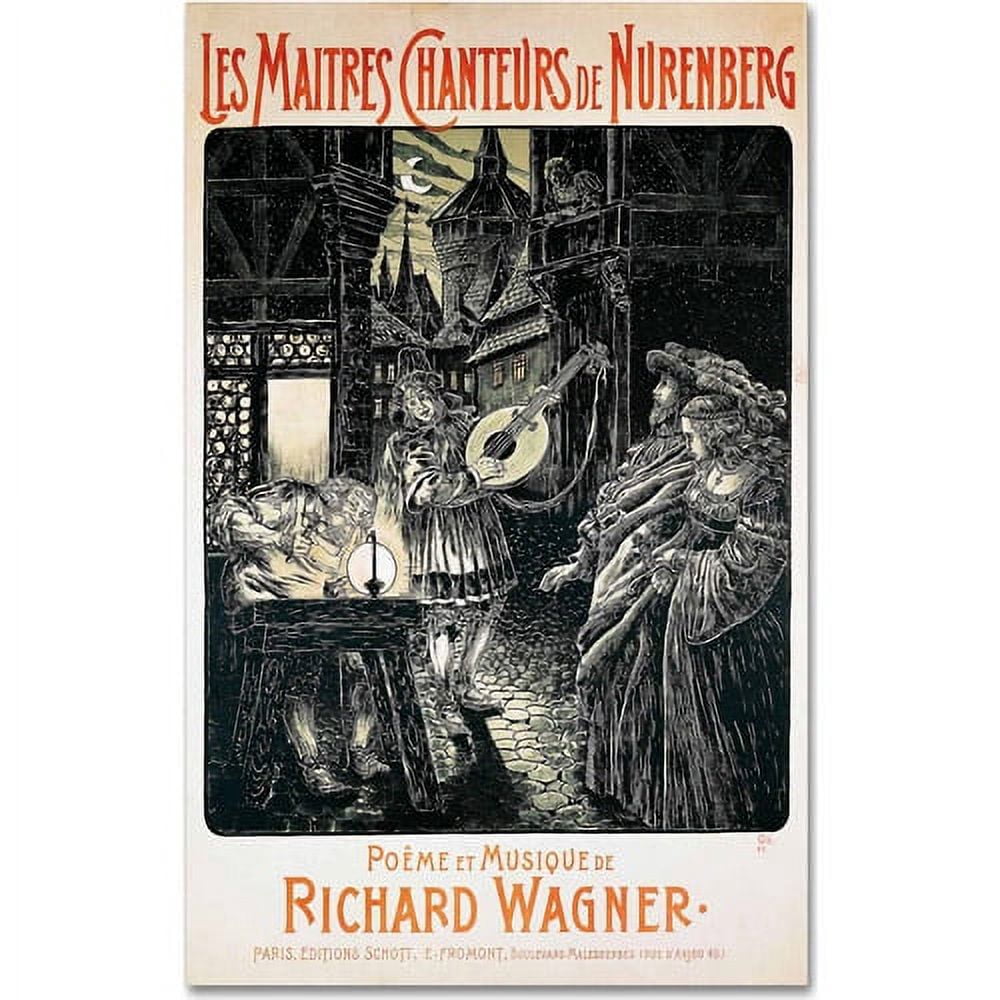 Trademark Fine Art "The Mastersingers of Nuremberg" Canvas Art by Richard Wagner