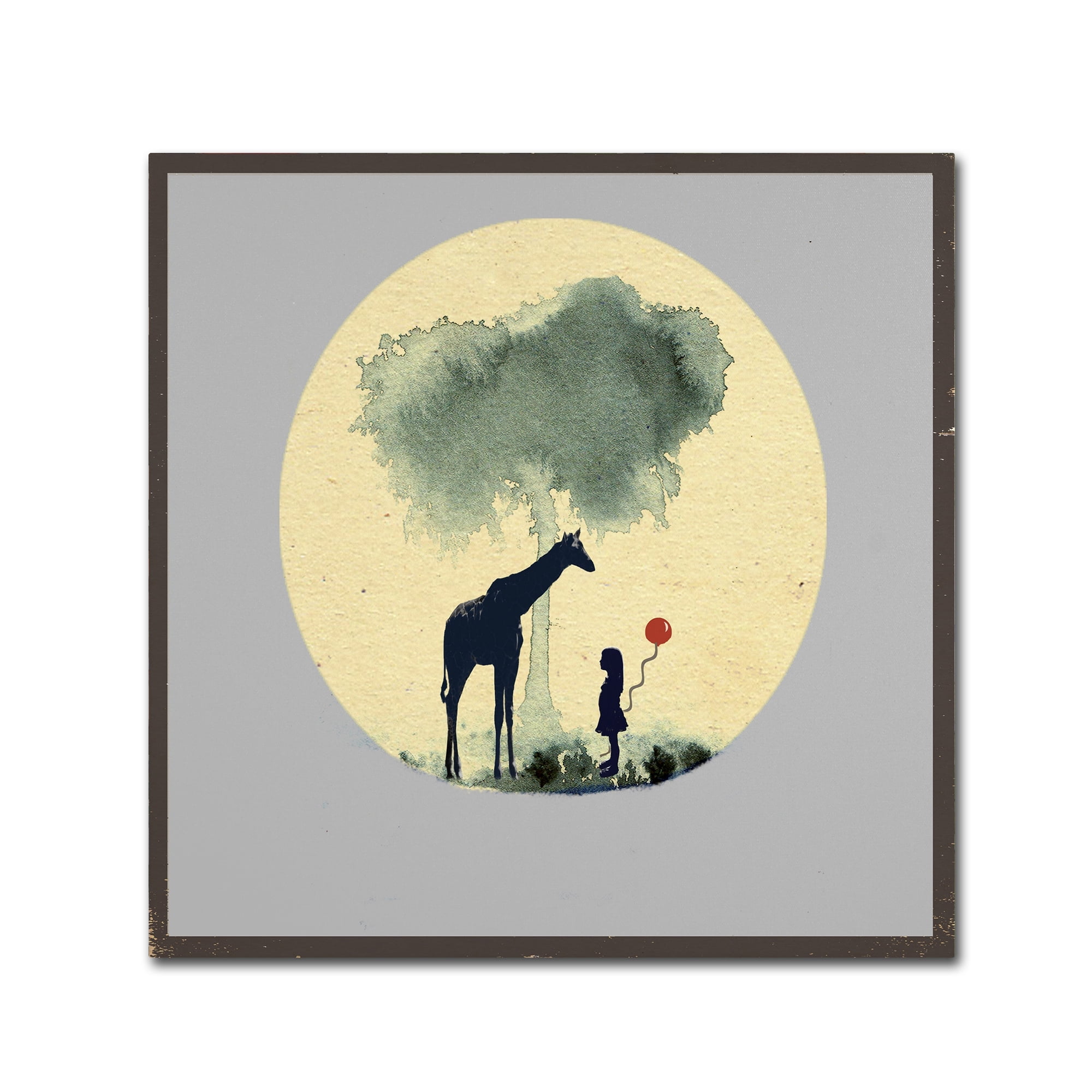 Trademark Fine Art 'The Meeting with Balloons' Canvas Art by Tammy Kushnir