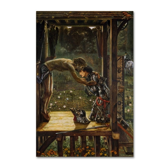 Trademark Fine Art 'The Merciful Knight' Canvas Art by Edward Burne-Jones