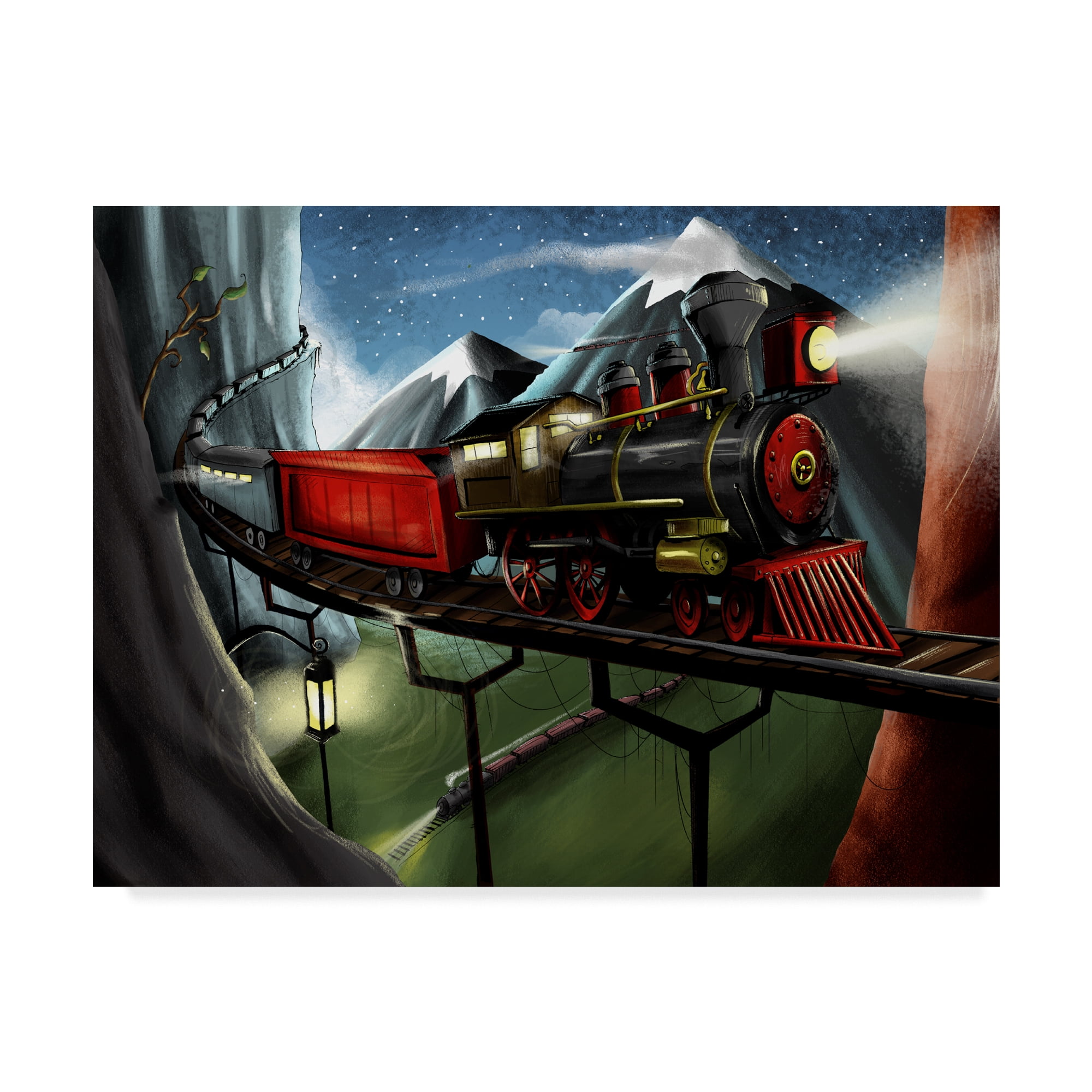 Trademark Fine Art 'The Midnight Special' Canvas Art by Mischief Factory