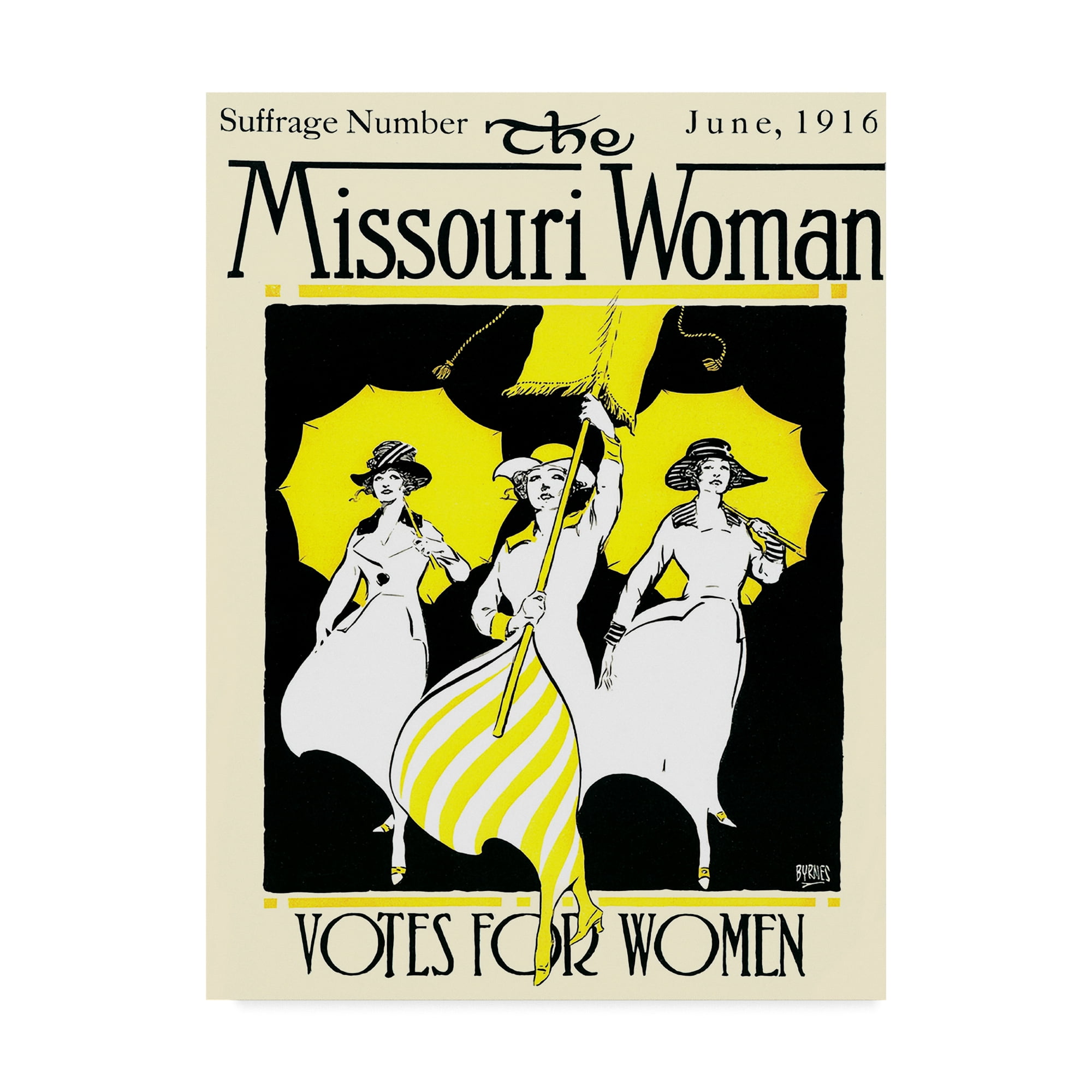 Trademark Fine Art 'The Missouri Woman, 1916' Canvas Art by American School