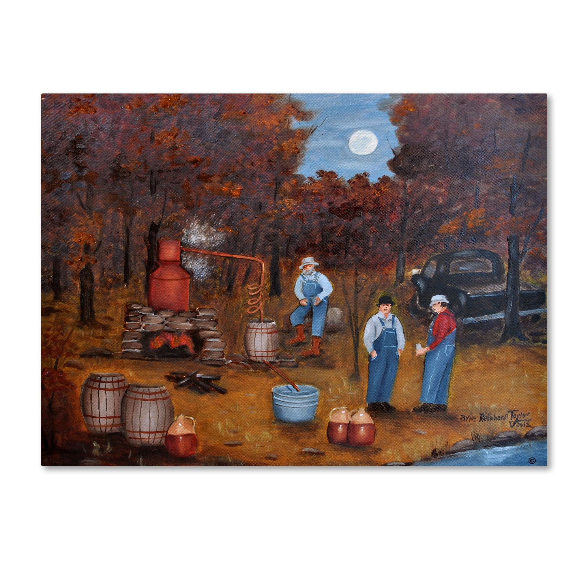 Trademark Fine Art 'The Moonshiners 10' Canvas Art by Arie Reinhardt Taylor