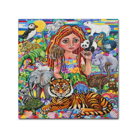 Trademark Fine Art 'The Mother' Canvas Art by Lynda Bell