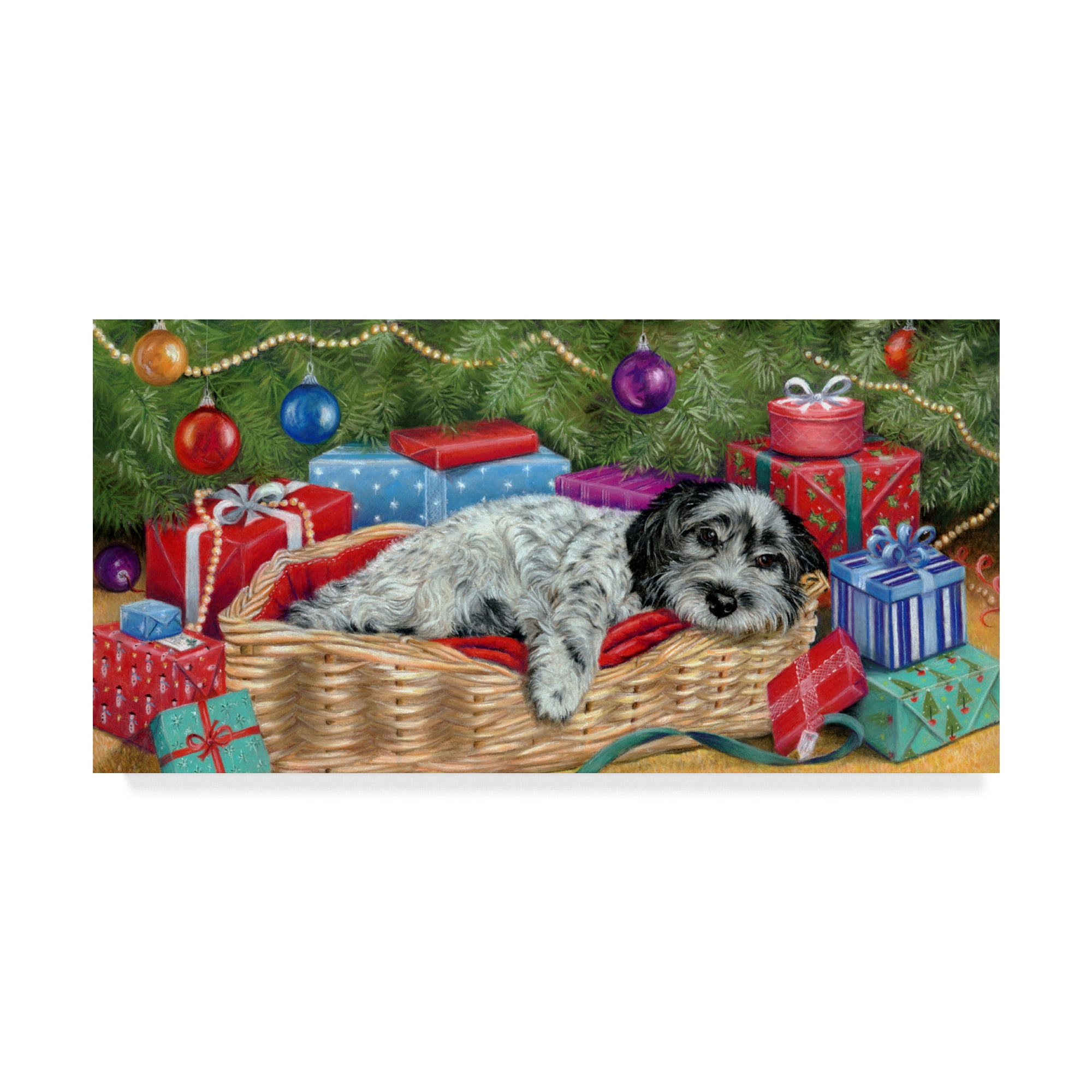 Trademark Fine Art 'The Night Before Christmas' Canvas Art by Janet Pidoux