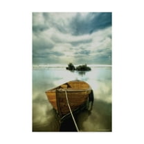 Trademark Fine Art 'The Old Boat' Canvas Art by Carlos Casamayor