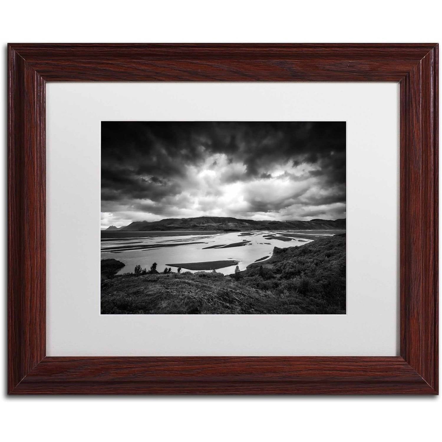 Trademark Fine Art 'The Onset of Darkness' Canvas Art by Philippe Sainte-Laudy, White Matte, Wood Frame