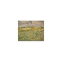 Trademark Fine Art "The Plains of Auvers" Canvas Wall Art by Vincent van Gogh