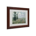 thumbnail image 1 of Trademark Fine Art "The Poppy Field" Matted Framed Canvas Art by Claude Monet, 1 of 3