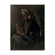 Trademark Fine Art 'The Potato Peeler' Canvas Art by Vincent Van Gogh