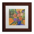 thumbnail image 1 of Trademark Fine Art "The Purple Table" Canvas Art by Sheila Golden, White Mat, Wood Frame, 1 of 1