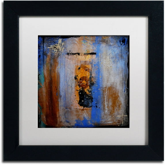 Trademark Fine Art "The Race" Canvas Art by Nicole Dietz White Matte, Black Frame