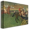 Trademark Fine Art "The Race Course" Canvas Art by Edgar Degas