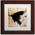 thumbnail image 1 of Trademark Fine Art "The Raven 3" Canvas Art by Roderick Stevens, White Matte, Wood Frame, 1 of 5