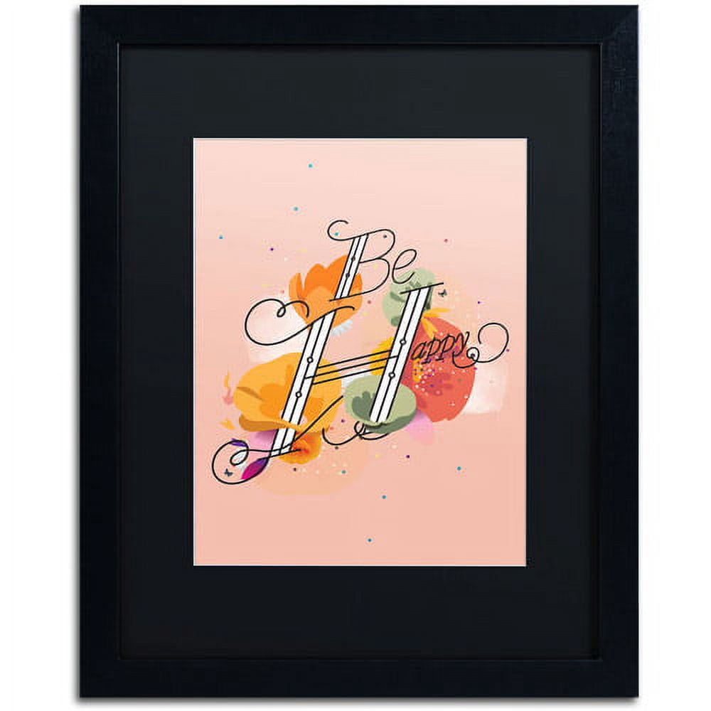 Trademark Fine Art "The Reminder" Canvas Art by Kavan & Co Black Matte, Black Frame