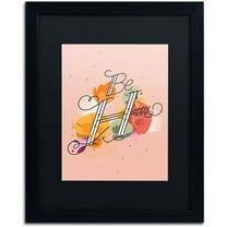 Trademark Fine Art "The Reminder" Canvas Art by Kavan & Co Black Matte, Black Frame