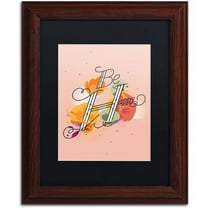 Trademark Fine Art "The Reminder" Canvas Art by Kavan & Co Black Matte, Wood Frame