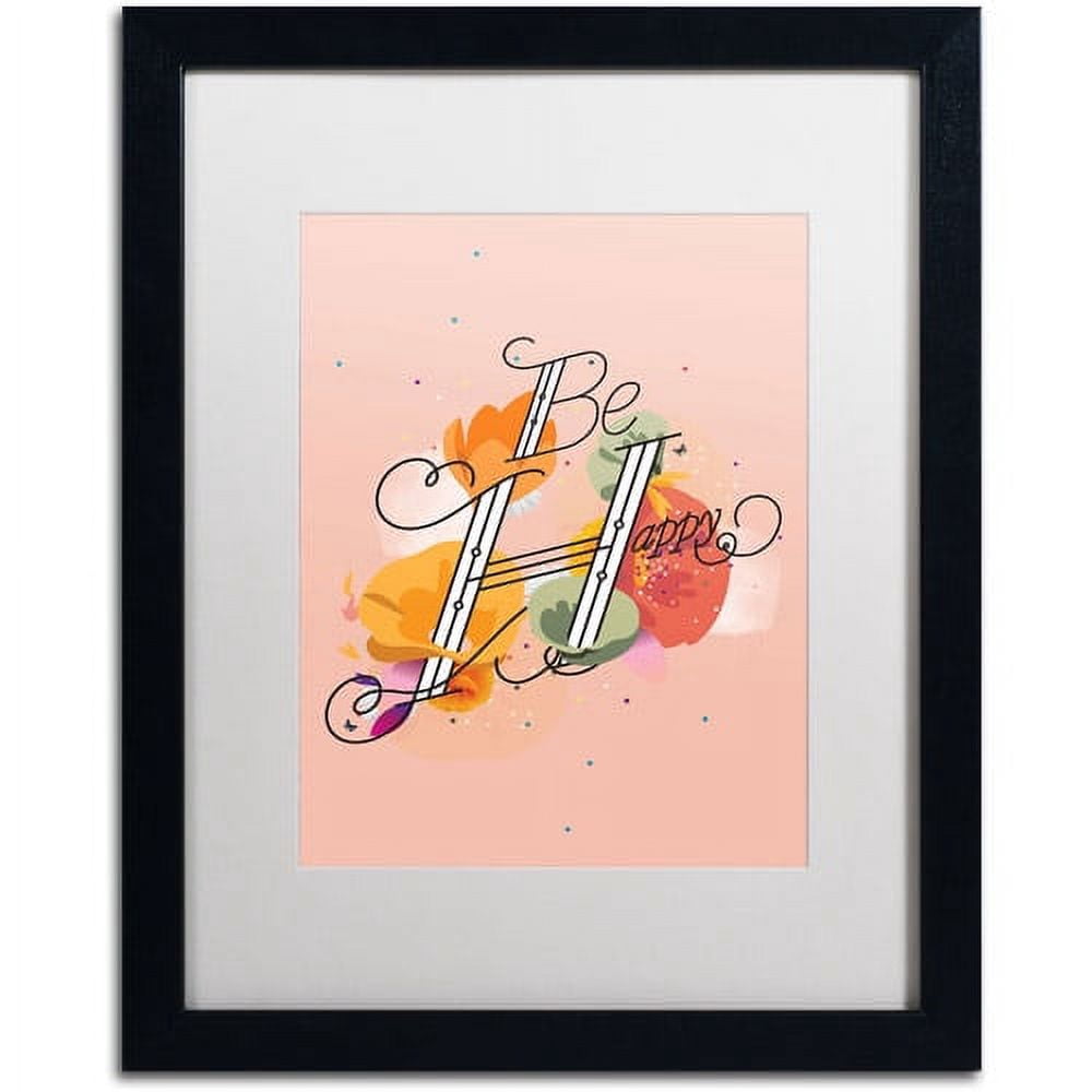 Trademark Fine Art "The Reminder" Canvas Art by Kavan & Co White Matte, Black Frame