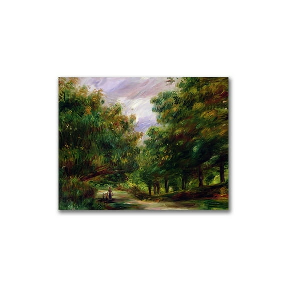 Trademark Fine Art "The Road near Cagnes" Canvas Wall Art by Pierre Renoir