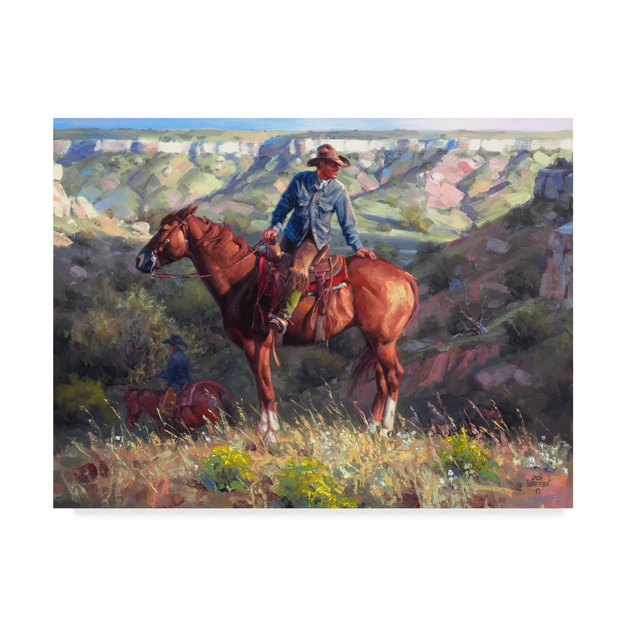 Trademark Fine Art 'The Search' Canvas Art by Jack Sorenson