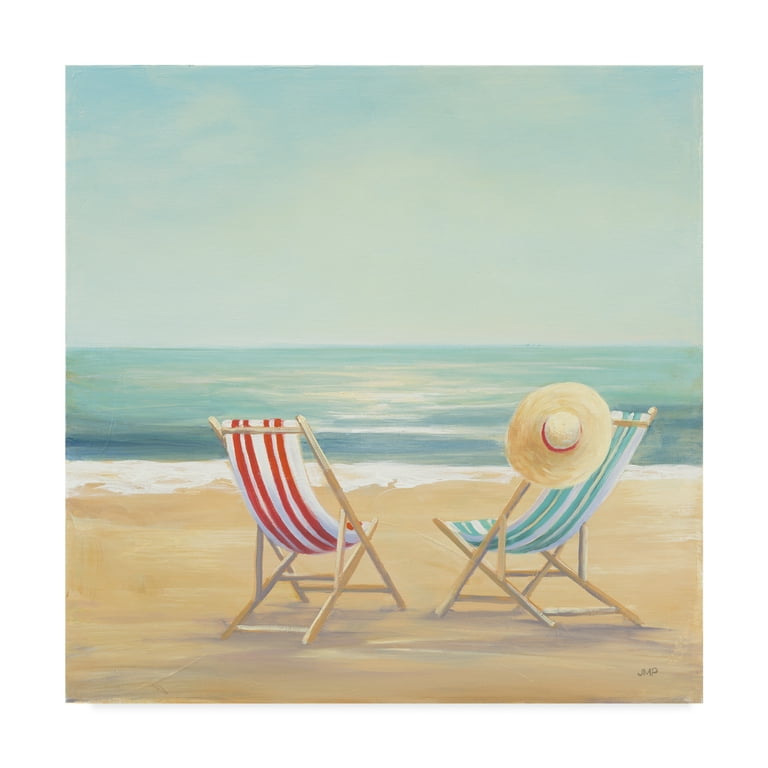 Free Shipping! Trademark Fine Art 'The Simple Beach Life' Ocean