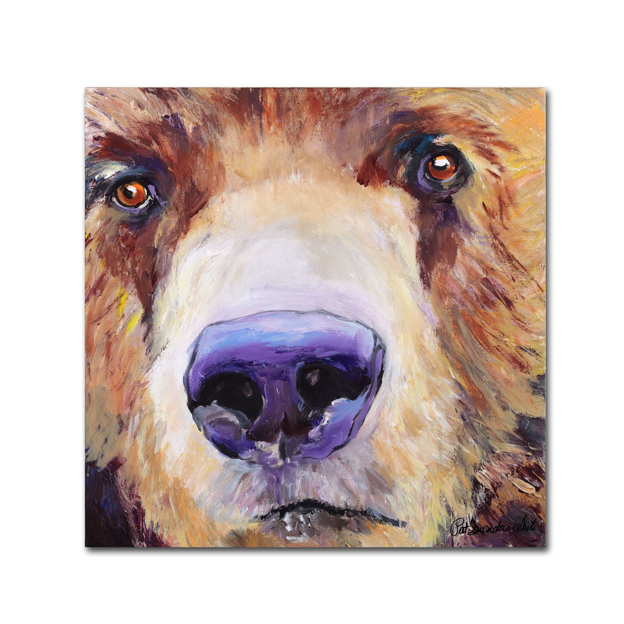 Trademark Fine Art 'The Sniffer' Canvas Art by Pat Saunders-White