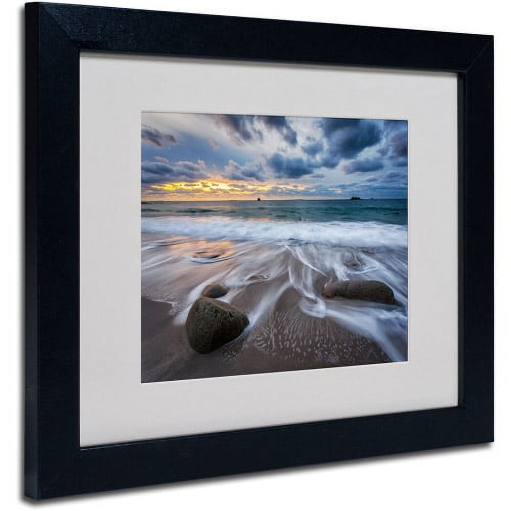 Trademark Fine Art "The Song of Water" Framed Canvas Art by Mathieu Rivrin