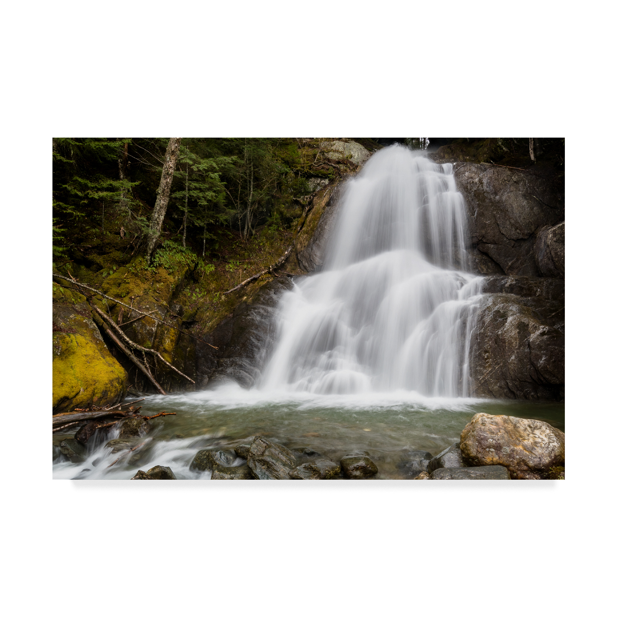Trademark Fine Art 'The Sound Of Falling Water' Canvas Art by Brenda Petrella Photography Llc