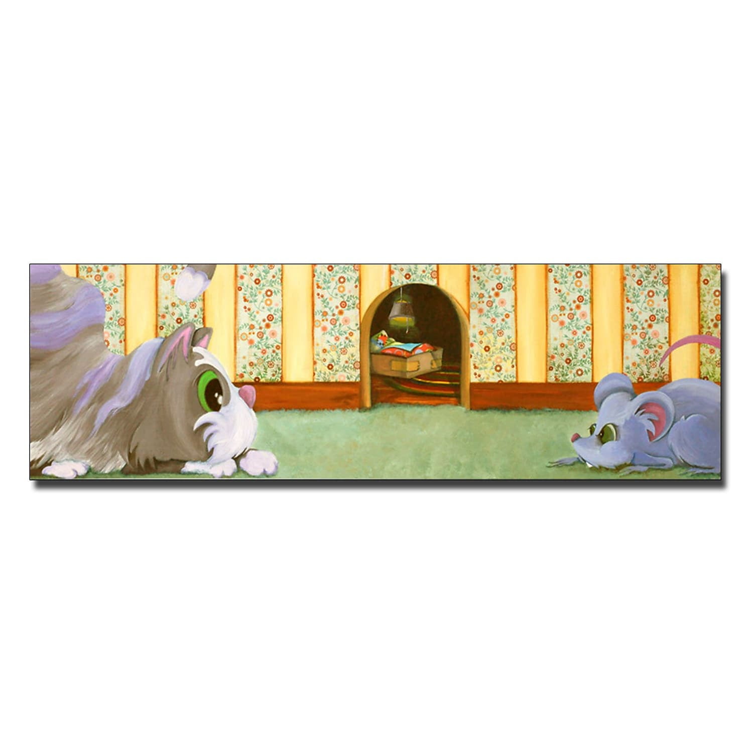 Trademark Fine Art "The Stand Off" Canvas Art by Sylvia Masek