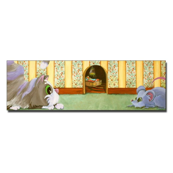 Trademark Fine Art "The Stand Off" Canvas Art by Sylvia Masek