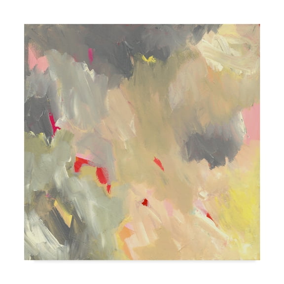 Trademark Fine Art 'The Storm - Abstract' Canvas Art by Jennifer McCully