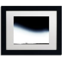 Trademark Fine Art "The Story of Us" Canvas Art by Beata Czyzowska Young, White Matte, Black Frame