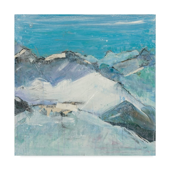 Trademark Fine Art 'The Sun Never Says II Aqua' Canvas Art by Kellie Day